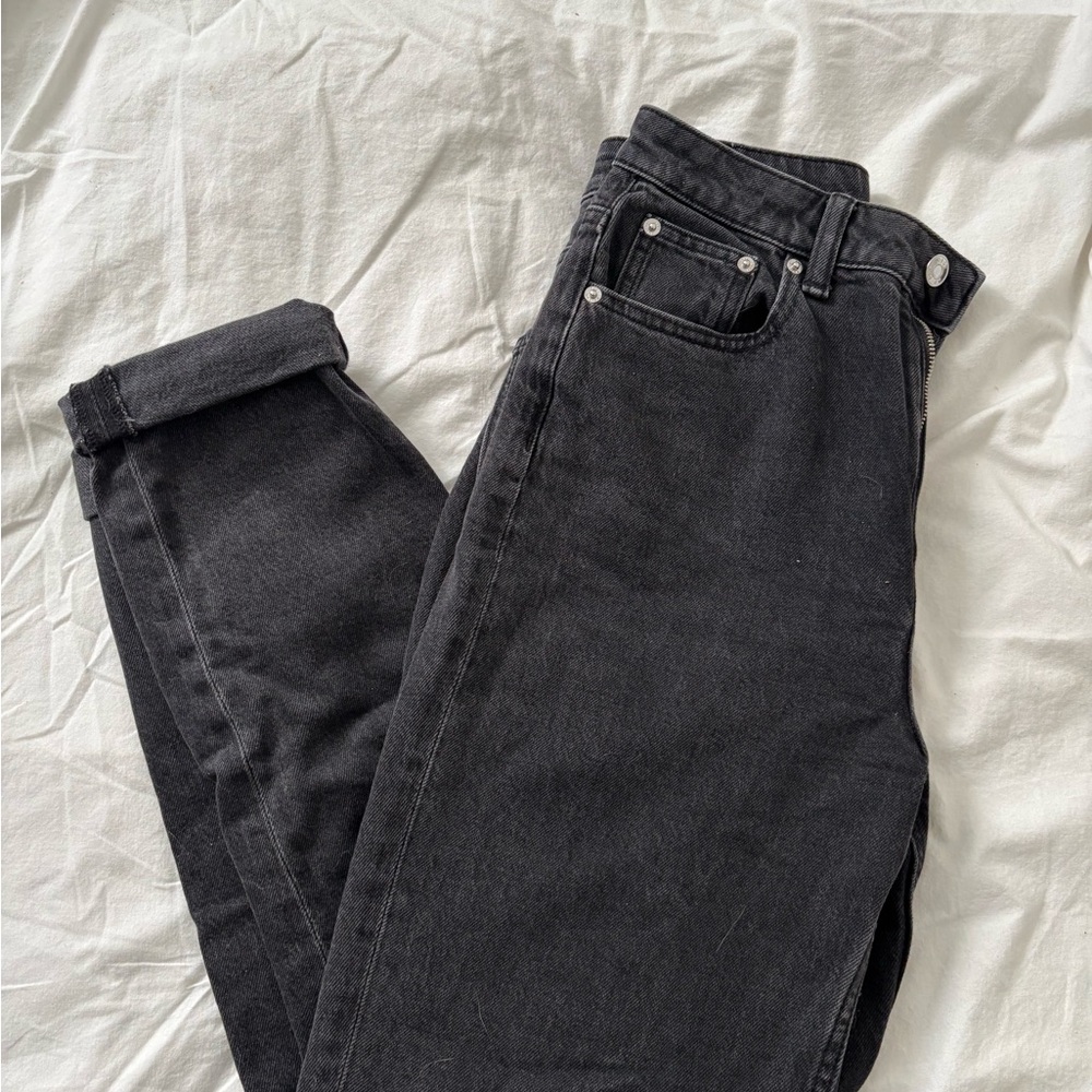 ASOS High Rise Black Jeans